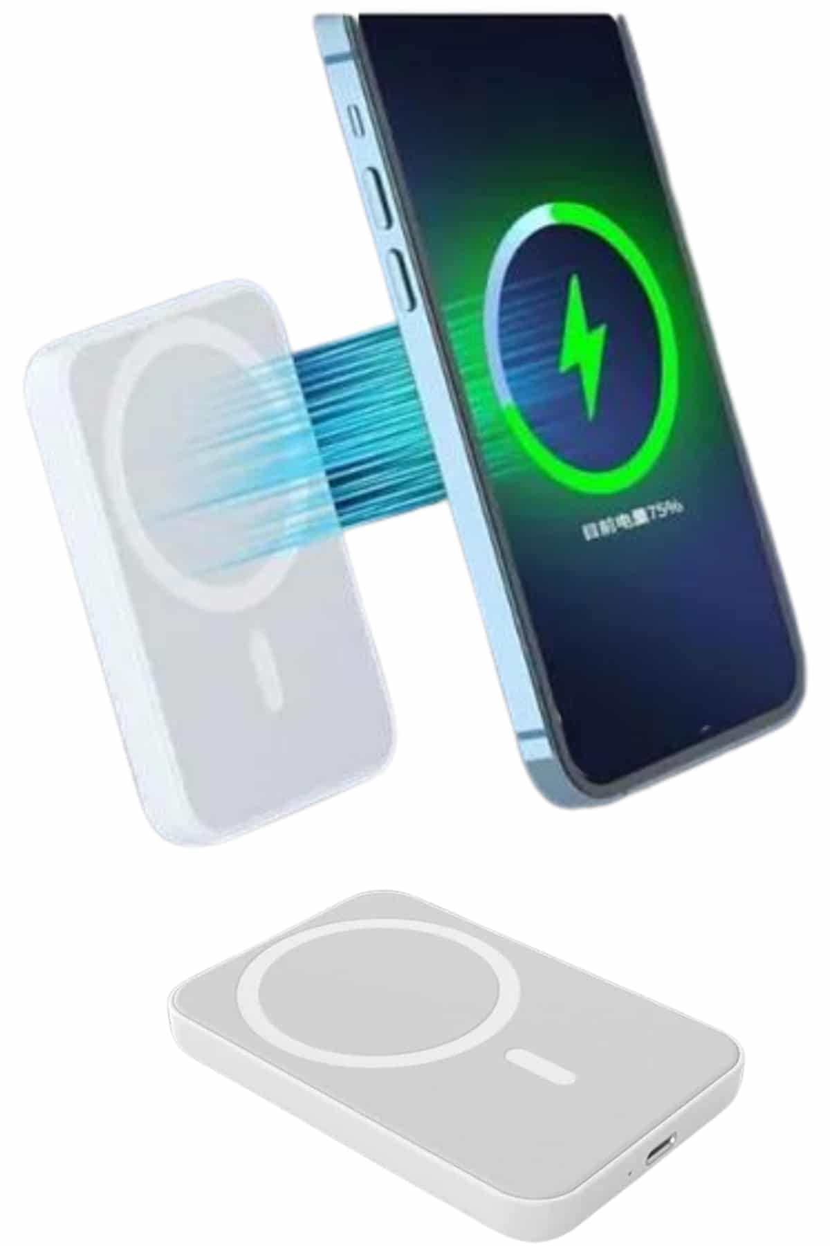 İOS Uyumlu Magsafe Kablosuz 15w Şarj Powerbank Magesafe - Bayi Depom İOS Uyumlu Magsafe Kablosuz 15w Şarj Powerbank Magesafe - Bayi Depom