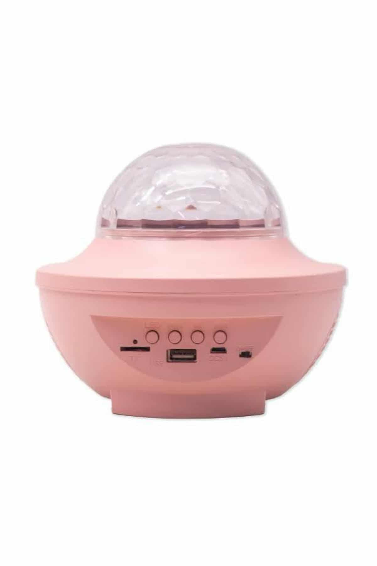 Masa ve Gece Lambası Renkli Projektör Işıklı Disko Topu Bluetooth Hoparlör - Bayi Depom