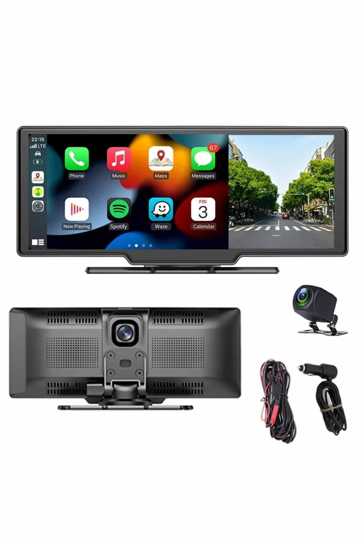 4K Ultra Araç İçi Ön ve Arka Kameralı Ekran HD 2 Kameralı Torpido Üstü Araç Multimedya - Bayi Depom 4K Ultra Araç İçi Ön ve Arka Kameralı Ekran HD 2 Kameralı Torpido Üstü Araç Multimedya - Bayi Depom