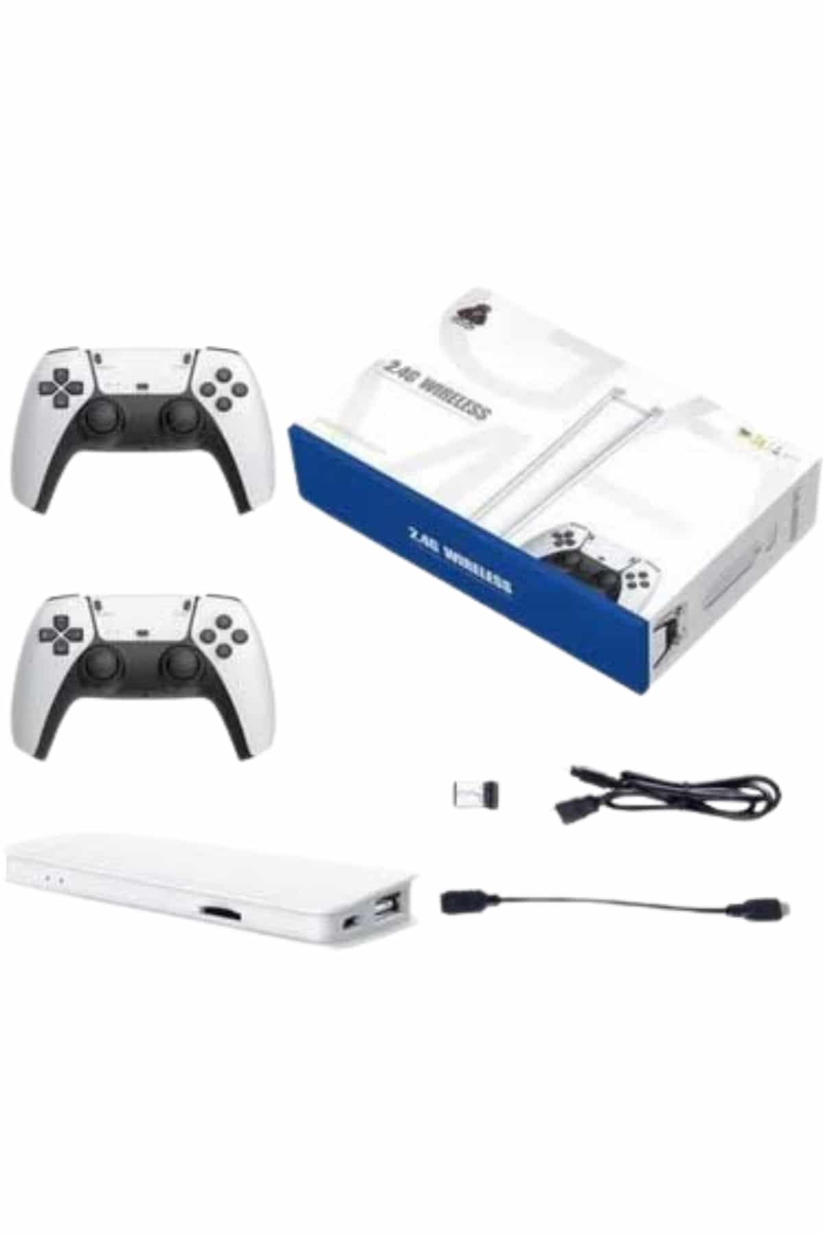 2.4 GHZ Oyun Konsolu Çift Konsol 4K Ultra Hd Game Stick - Bayi Depom