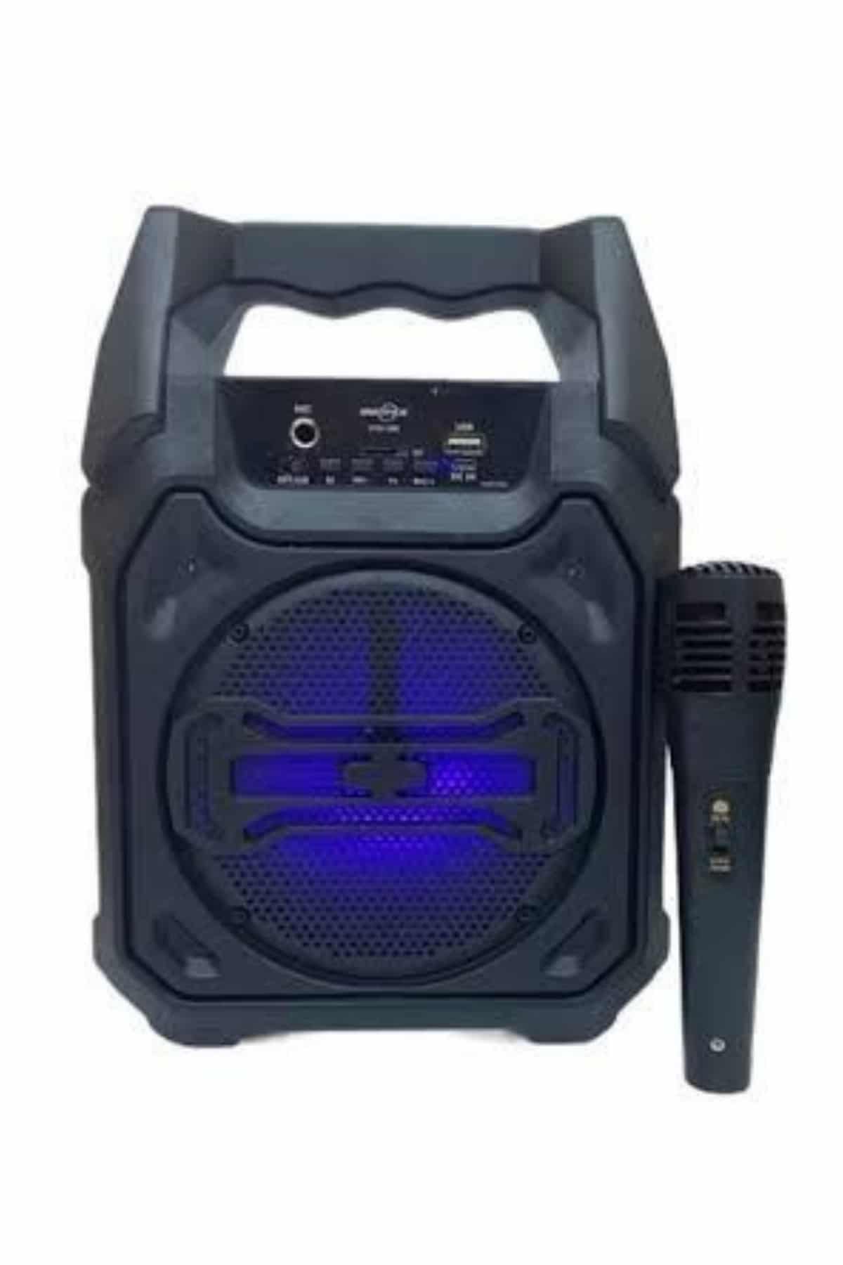 10W Güçlü Ses Performanslı Bluetooth Karaoke Hoparlörü - Bayi Depom
