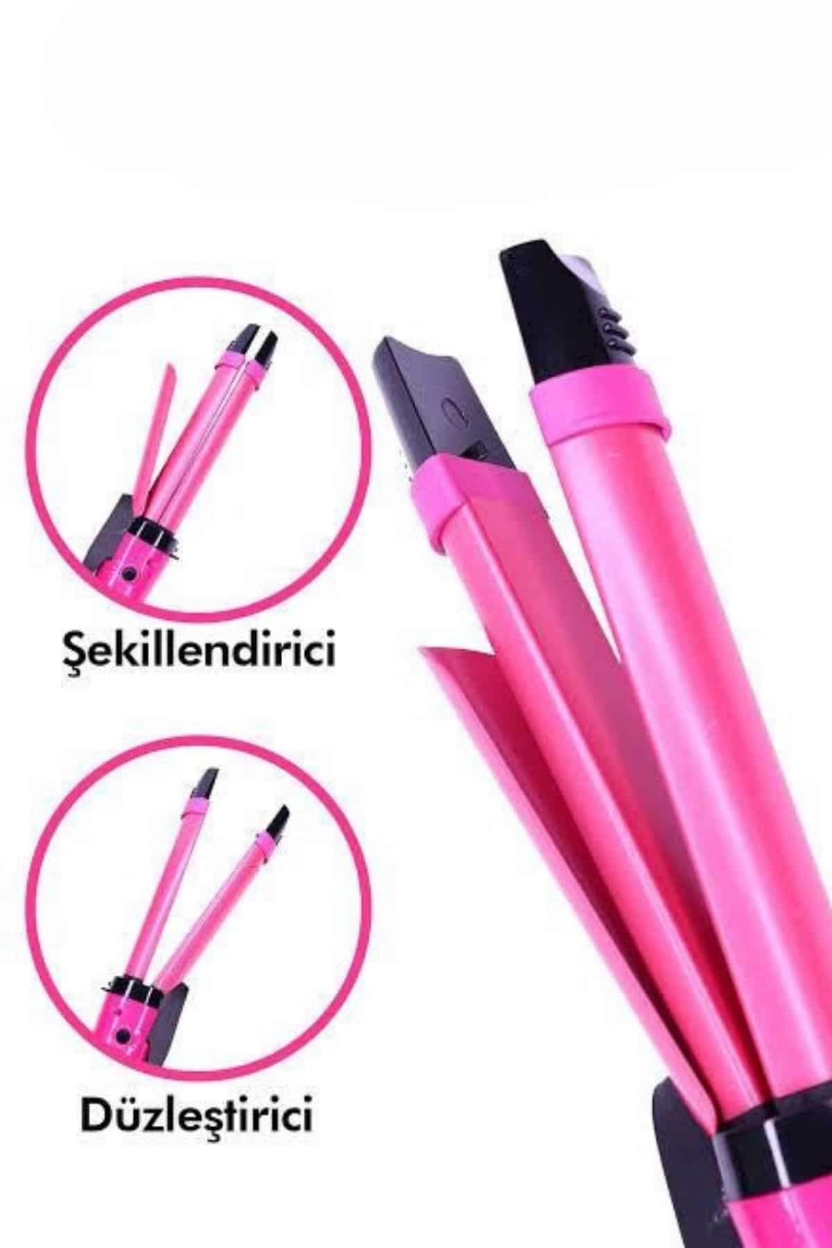 Saç Şekillendirici Düzleştirici ve Maşa Özellikli Şekillendirici Seramik Kaplama - Bayi Depom