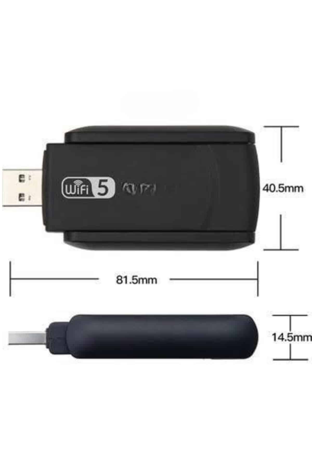 Wifi Alıcı Dual Band Usb 3.0 Adaptör Kablosuz Windows 7/8/10/11 - Bayi Depom