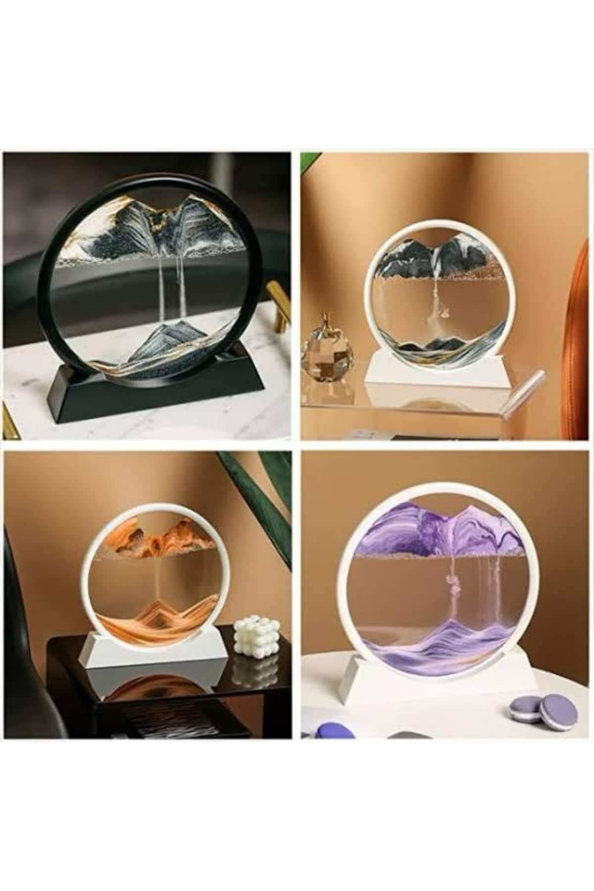 3D Led Işıklı Kum Saati Gece Lambası Hareketli Sulu Kum Saati Dekoratif - Bayi Depom 3D Led Işıklı Kum Saati Gece Lambası Hareketli Sulu Kum Saati Dekoratif - Bayi Depom
