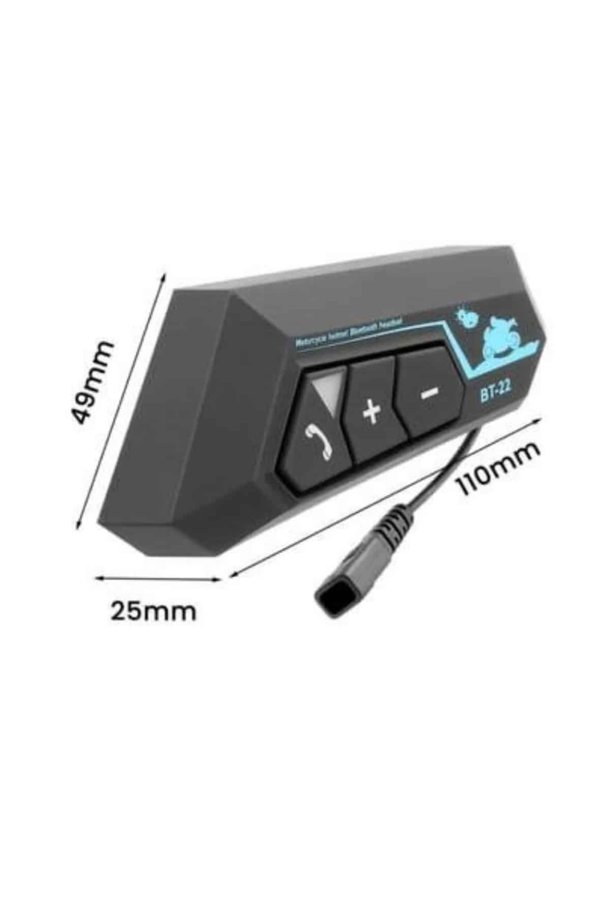 Intercom Bluetooth Kask Kulaklık Motosiklet Kulaklık 5.0 Bluetooth - Bayi Depom