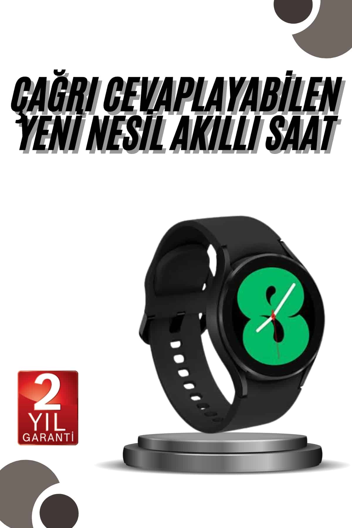 Akıllı Saat Bluetooth Bağlantılı Yuvarlak Ekran Plastik Kordonlu - Bayi Depom Akıllı Saat Bluetooth Bağlantılı Yuvarlak Ekran Plastik Kordonlu - Bayi Depom