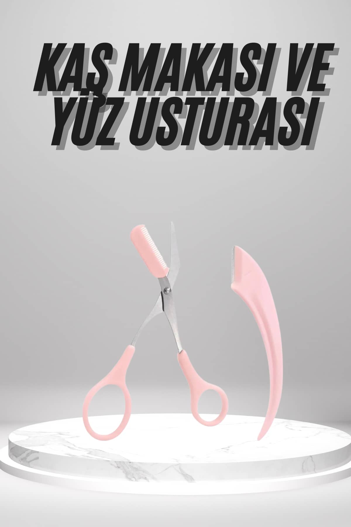 2'li Kaş Bakım Seti Taraklı Kaş Makası Ve Kaş Usturası Kaş Şekillendirici - Bayi Depom 2'li Kaş Bakım Seti Taraklı Kaş Makası Ve Kaş Usturası Kaş Şekillendirici - Bayi Depom
