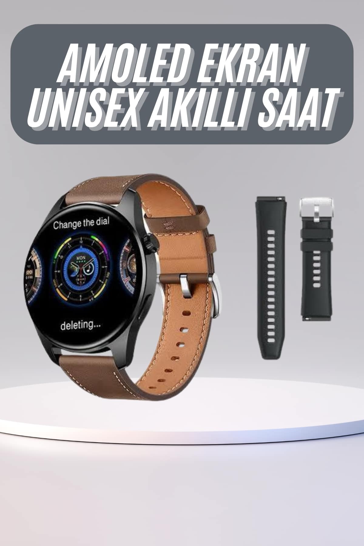 Yuvarlak Kasa 46mm Akıllı Saat Android Ve IOS Uyumlu Uyku ve Sağlık Takibi - Bayi Depom Yuvarlak Kasa 46mm Akıllı Saat Android Ve IOS Uyumlu Uyku ve Sağlık Takibi - Bayi Depom