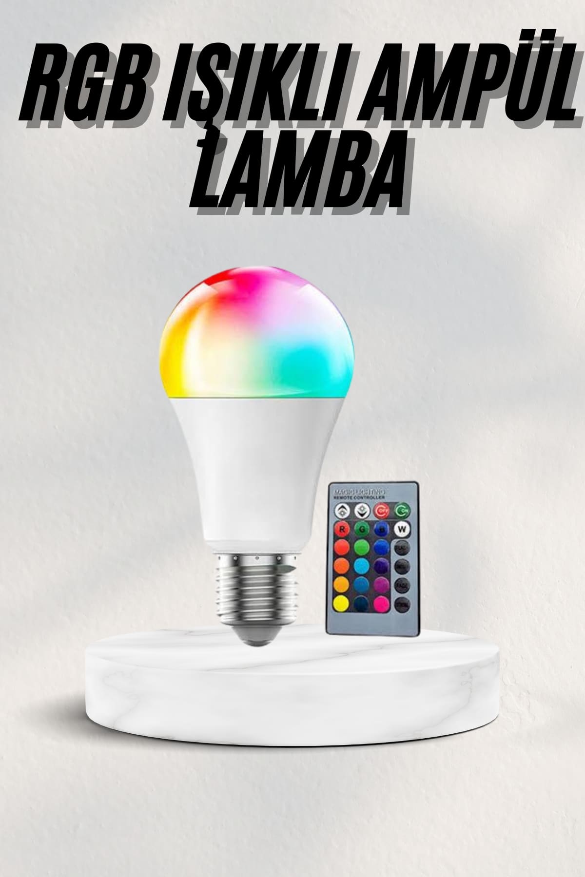 Akıllı RGB Led Ampul Led Uzaktan Kumandalı Renk Değiştiren Ampul - Bayi Depom Akıllı RGB Led Ampul Led Uzaktan Kumandalı Renk Değiştiren Ampul - Bayi Depom
