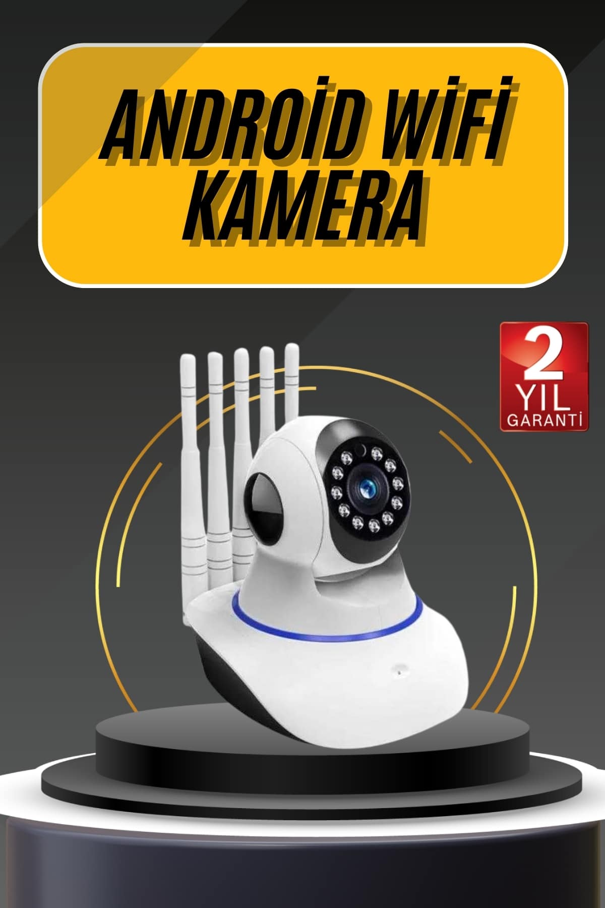 Akıllı Gece Görüşlü Sensörlü Wifi Kamera Telefondan Takip Edilebilir - Bayi Depom Akıllı Gece Görüşlü Sensörlü Wifi Kamera Telefondan Takip Edilebilir - Bayi Depom