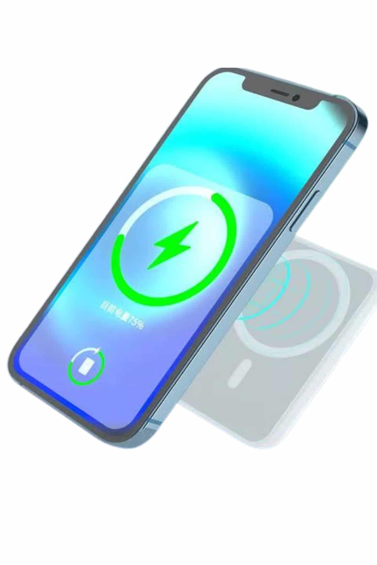 15W MagSafe Uyumlu Manyetik Kablosuz Powerbank 5000 mAh - Bayi Depom 15W MagSafe Uyumlu Manyetik Kablosuz Powerbank 5000 mAh - Bayi Depom