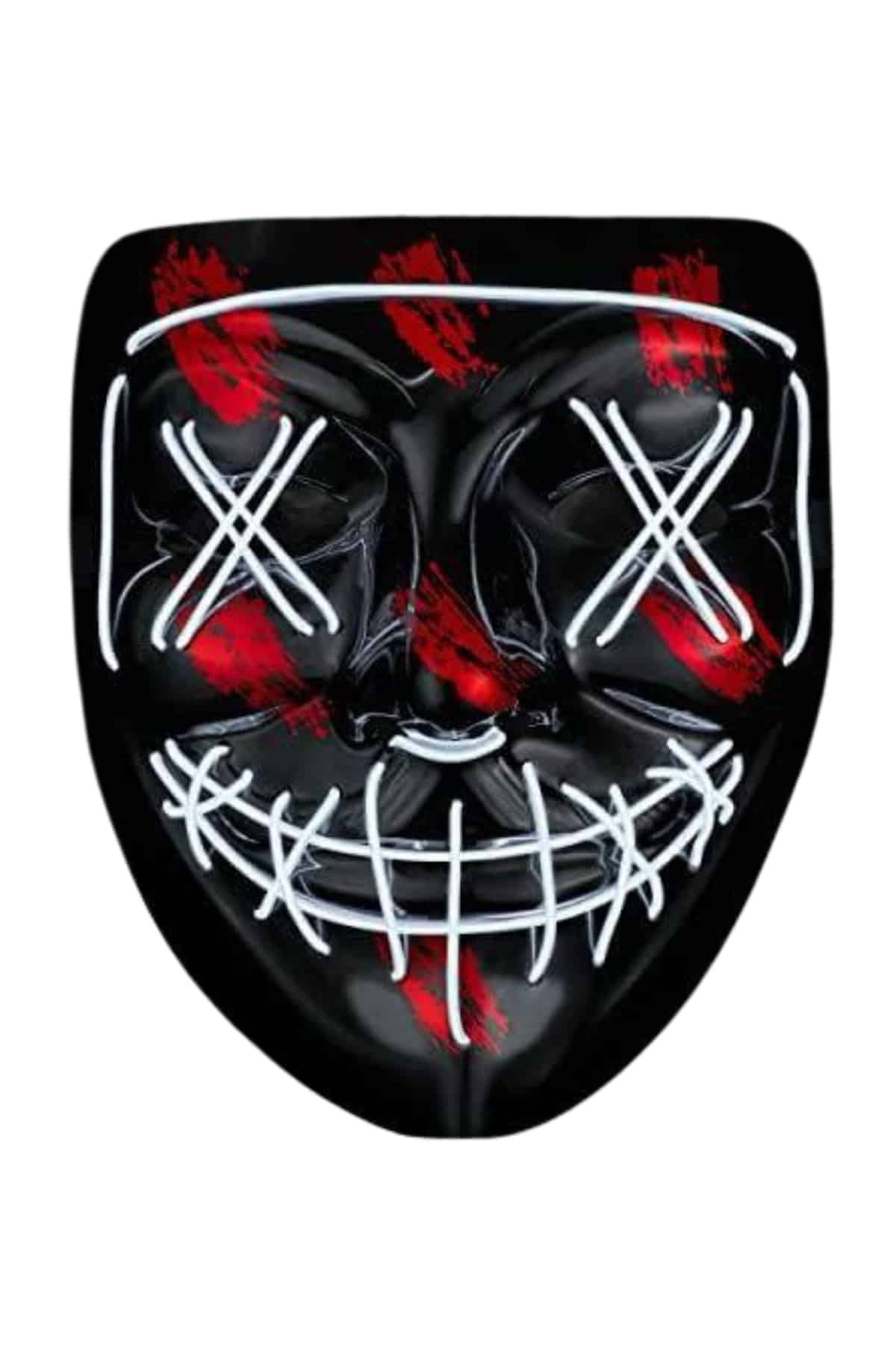 Hallowen Parti Maskesi Neon Led Işıklı Maske 3 Modlu Cadılar Bayramı Maskesi - Bayi Depom Hallowen Parti Maskesi Neon Led Işıklı Maske 3 Modlu Cadılar Bayramı Maskesi - Bayi Depom
