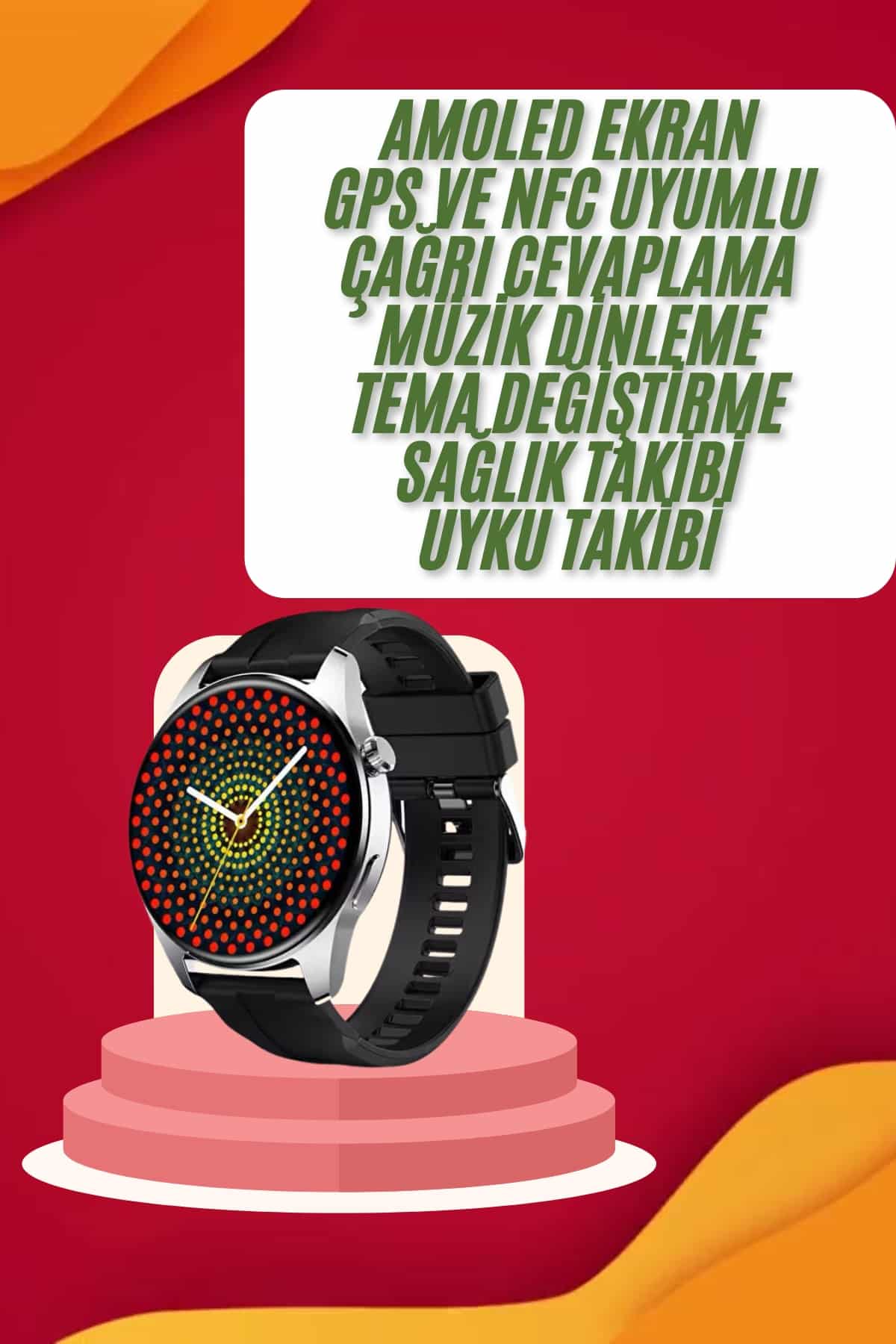 Yuvarlak Kasa 46mm Akıllı Saat Android Ve IOS Uyumlu Uyku ve Sağlık Takibi - Bayi Depom Yuvarlak Kasa 46mm Akıllı Saat Android Ve IOS Uyumlu Uyku ve Sağlık Takibi - Bayi Depom