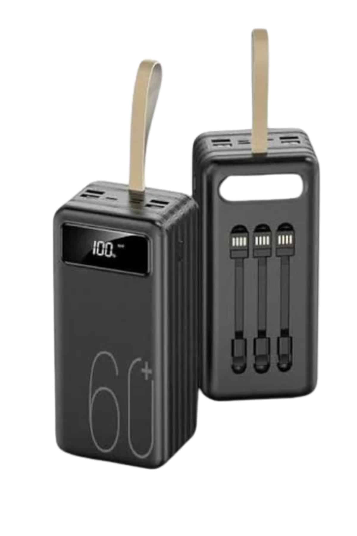 Hızlı Şarj 4 Çıkışlı Powerbank 60.000 Mah Taşınabilir Dijital Göstergeli - Bayi Depom