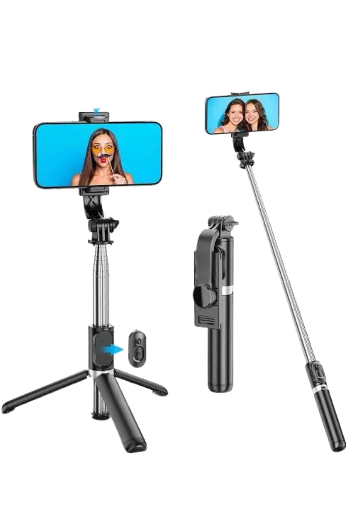 Tripod Selfie Çubuğu Bluetooth Kumandalı Kablosuz Led Işıklı - Bayi Depom Tripod Selfie Çubuğu Bluetooth Kumandalı Kablosuz Led Işıklı - Bayi Depom