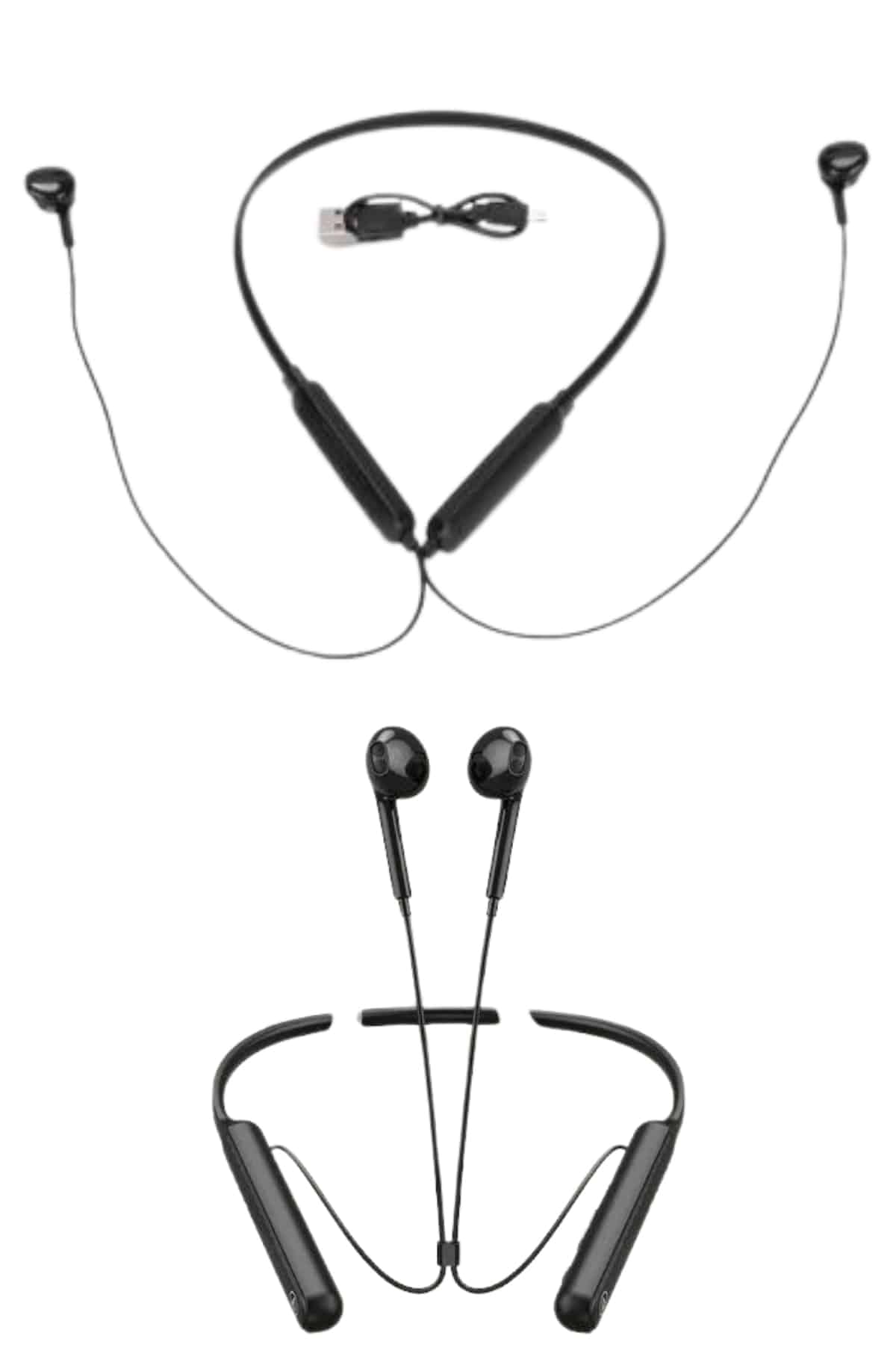 Boyun Bantlı Kablolu Yüksek Ses Kaliteli Bluetooth Kulaklık Uzun Pil Ömrü 100 saat sarj - Bayi Depom Boyun Bantlı Kablolu Yüksek Ses Kaliteli Bluetooth Kulaklık Uzun Pil Ömrü 100 saat sarj - Bayi Depom