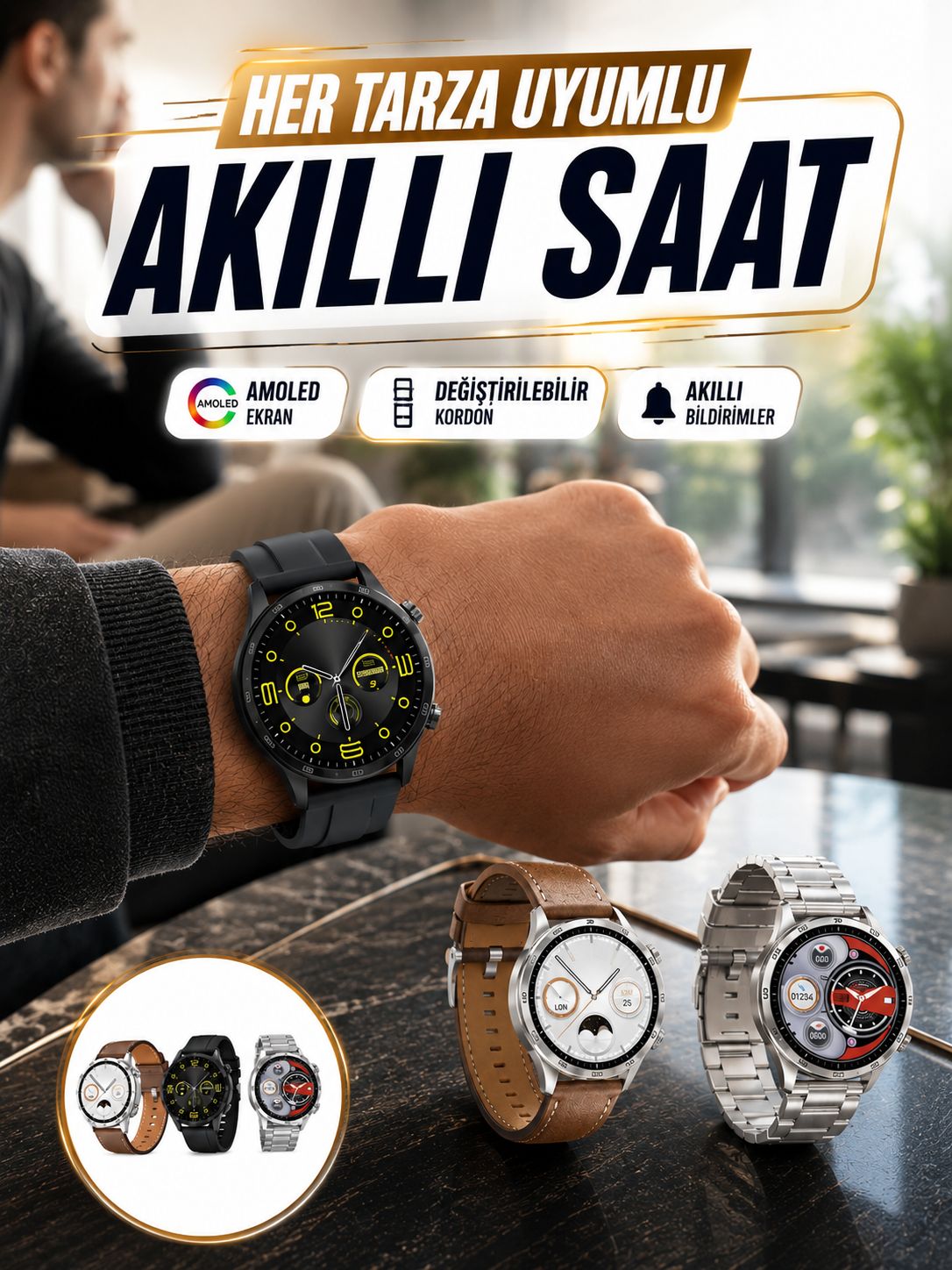 Akıllı Saat 5.0 Bluetooth Bağlantılı Sağlık ve Uyku Takibi Sosyal Medya Girişli Yeni Nesil - Bayi Depom Akıllı Saat 5.0 Bluetooth Bağlantılı Sağlık ve Uyku Takibi Sosyal Medya Girişli Yeni Nesil - Bayi Depom