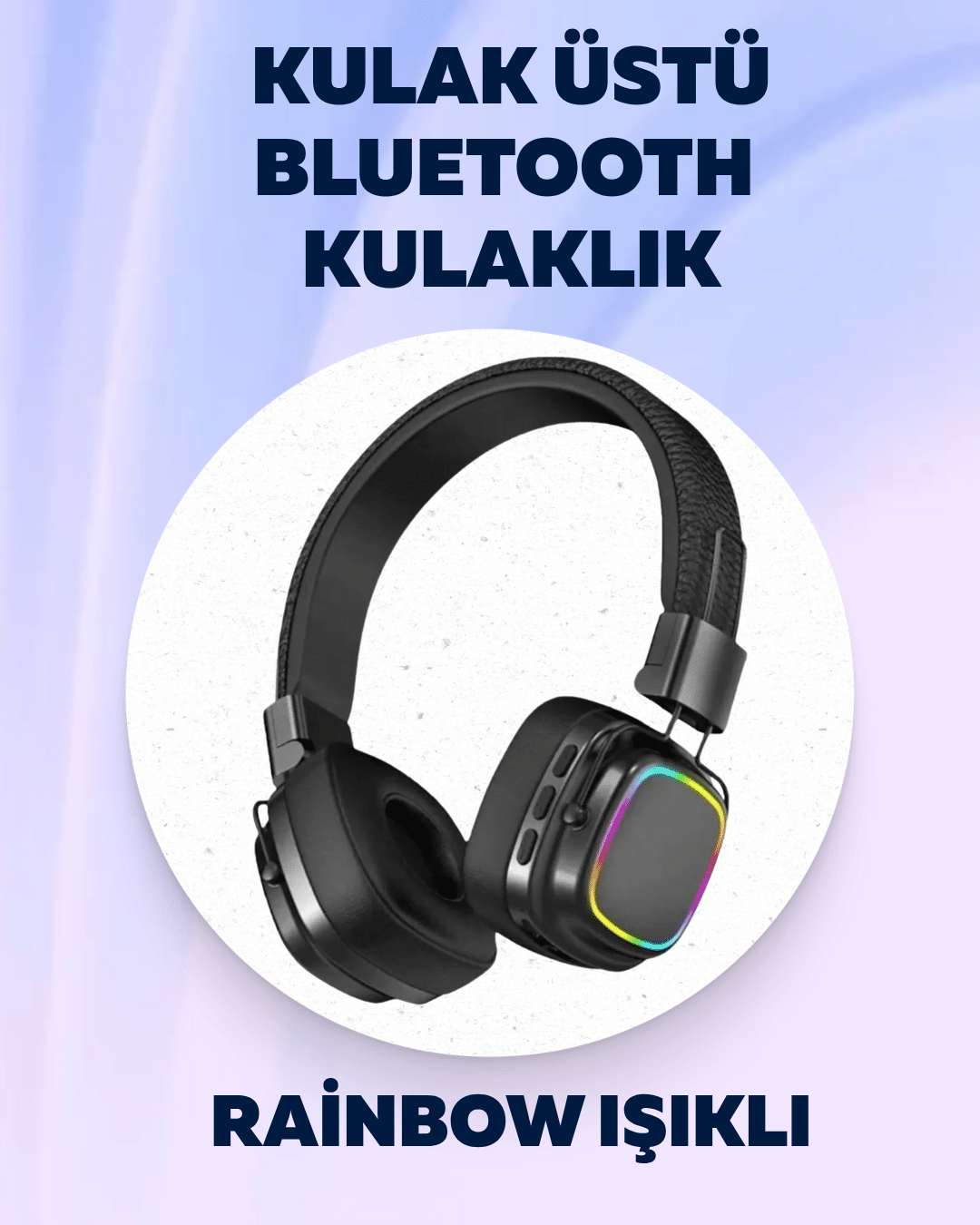 Yüksek Ses Kaliteli Kablosuz Kulak Üstü Kulaklık – BT 5.3 - Bayi Depom Yüksek Ses Kaliteli Kablosuz Kulak Üstü Kulaklık – BT 5.3 - Bayi Depom