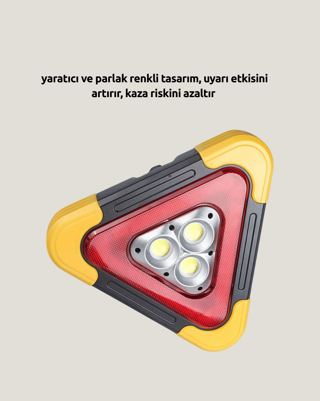 2000mAh Kapasiteli Taşınabilir Üçgen Park Lambası Yeni Nesil - Bayi Depom