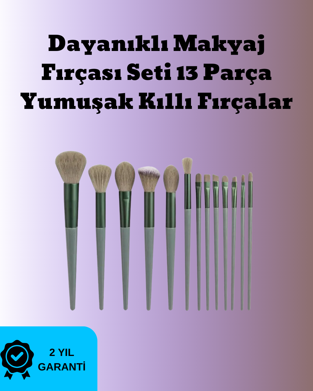 Toz ve Krem Ürünler İçin Güçlü Tutucu Yumuşak Kıllı Makyaj Fırça Takımı 13 Parça - Bayi Depom Toz ve Krem Ürünler İçin Güçlü Tutucu Yumuşak Kıllı Makyaj Fırça Takımı 13 Parça - Bayi Depom