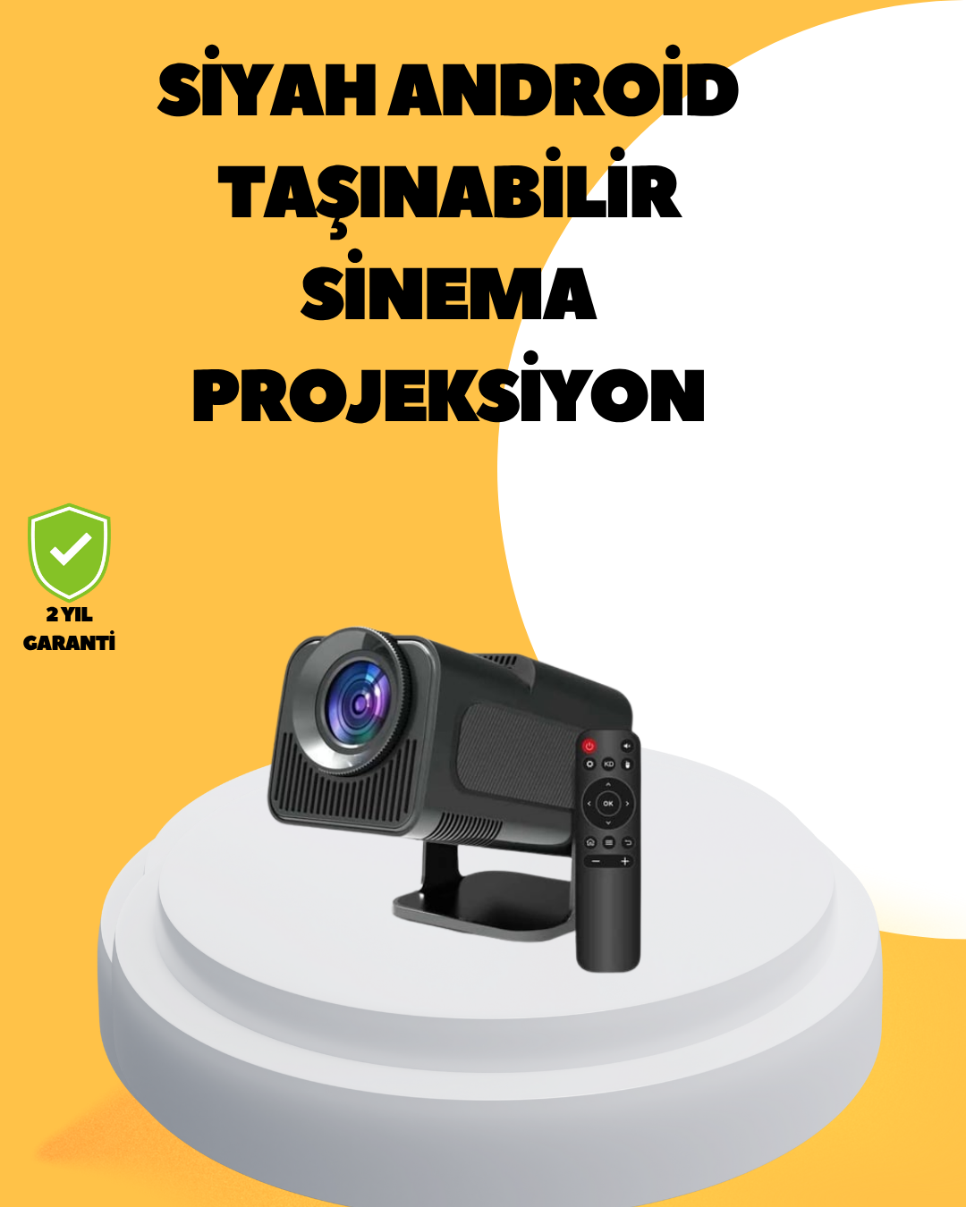 1080P Full HD Çözünürlük ve 4K Destekli Projektör - Bayi Depom