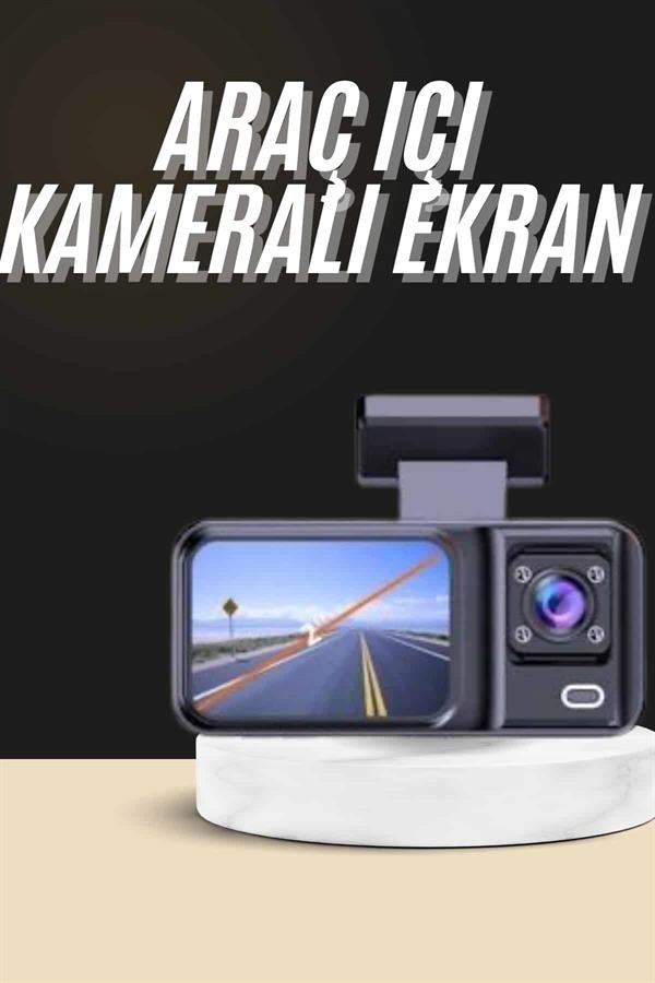 1080p Sürüş Kaydedici 2 İnç Araç Araba Ön İç Arka DVR IPS Ekran - Bayi Depom 1080p Sürüş Kaydedici 2 İnç Araç Araba Ön İç Arka DVR IPS Ekran - Bayi Depom