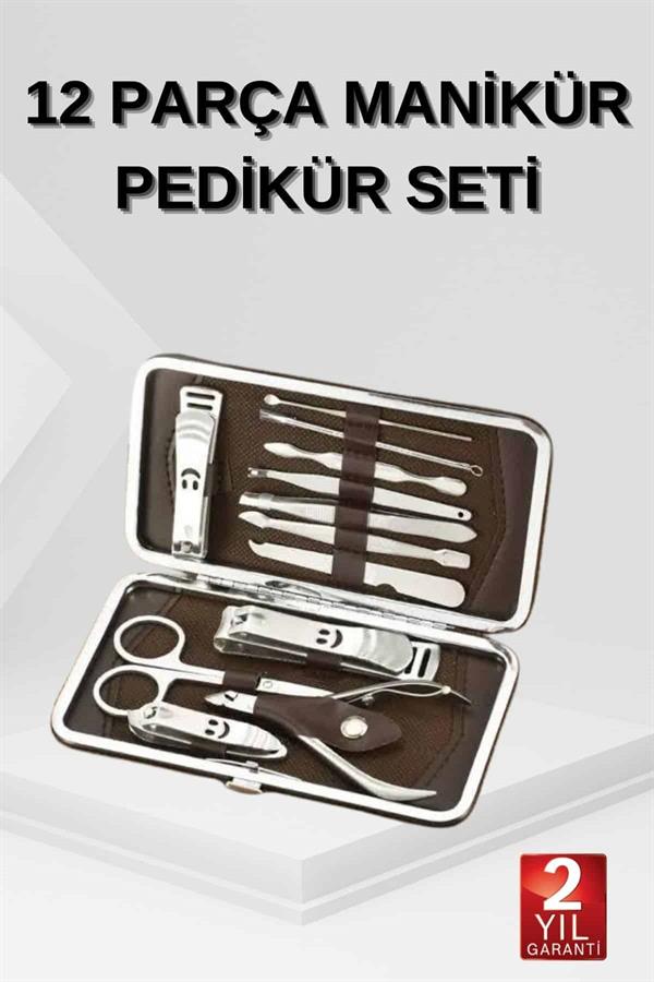 12 Parça El Ayak Temizleme Pense Kir Temizleme Aparatı Kaş Cımbızı - Bayi Depom