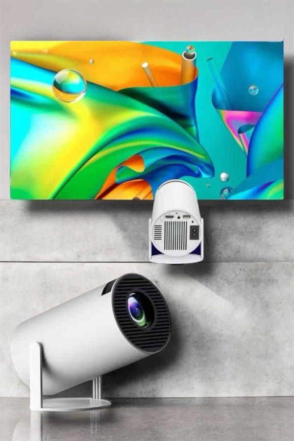 130 İnç Geniş Ekran ve 4K Destekli Full HD Projeksiyon Cihazı - Bayi Depom