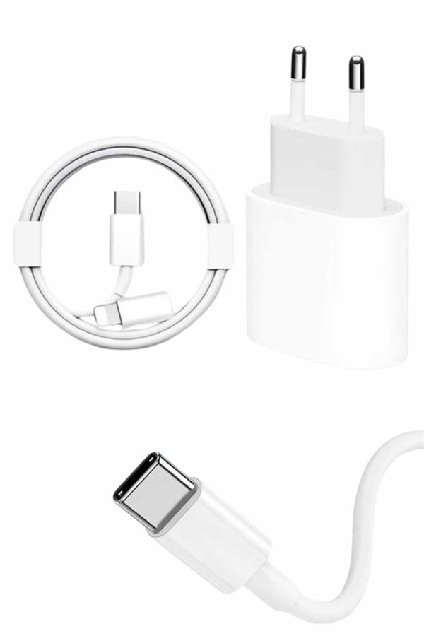 15/Pro/Pro Max 25W İOS Uyumlu Hızlı Şarj Aleti Adaptörlü Beyaz - Bayi Depom 15/Pro/Pro Max 25W İOS Uyumlu Hızlı Şarj Aleti Adaptörlü Beyaz - Bayi Depom