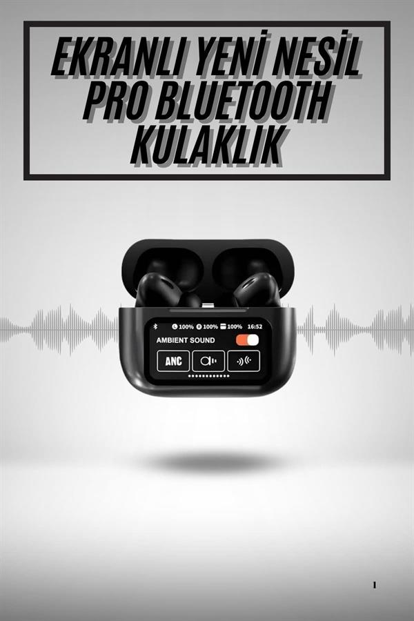 2.Nesil Pro Ekranlı Sesli Görüşme Yapabilen Kablosuz Bluetooth Kulaklık - Bayi Depom