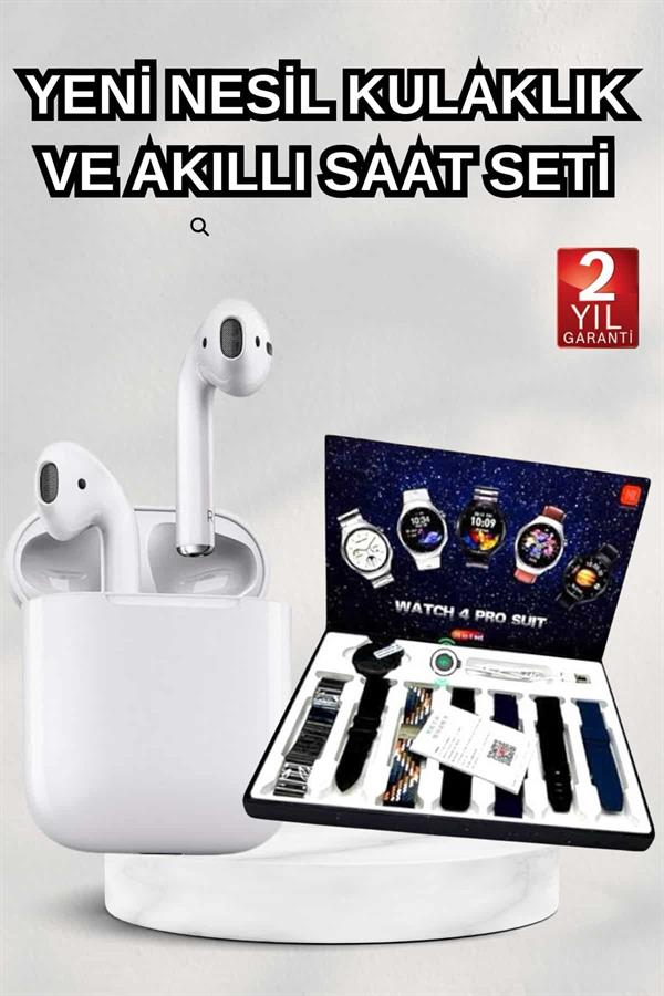 2025 Model Akıllı Saat ve 2.Nesil TWS Bluetooth Kulaklık Yüksek Ses Kaliteli Yeni Nesil - Bayi Depom 2025 Model Akıllı Saat ve 2.Nesil TWS Bluetooth Kulaklık Yüksek Ses Kaliteli Yeni Nesil - Bayi Depom
