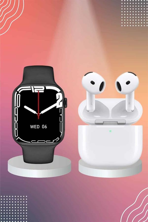 3.Nesil TWS Bluetooth Kulaklık ve Dokunmatik Ekran Akıllı Saat Sesli Görüşme - Bayi Depom