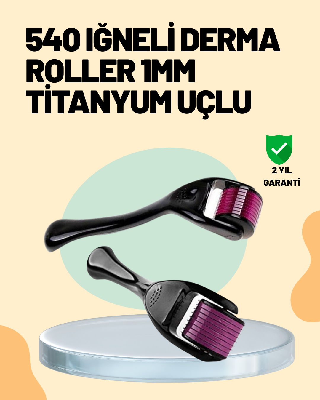 Cilt Yenileyici Derma Roller – Mikro İğneli Bakım Aracı - Bayi Depom
