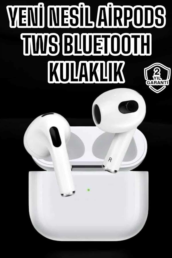 3.Nesil TWS Bluetooth Kulaklık Mikrofonlu ANC Özelliği Dokunmatik Kontrol - Bayi Depom