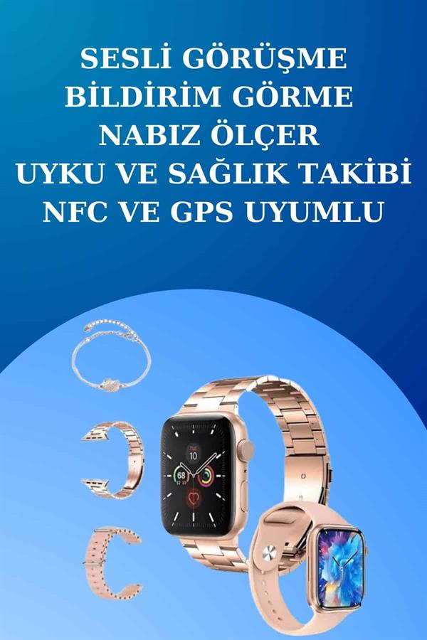 3 Kordonlu Dokunmatik Ekran Akıllı Saat ve 2.Nesil Kablosuz Bluetooth Kulaklık ANC/ENC - Bayi Depom 3 Kordonlu Dokunmatik Ekran Akıllı Saat ve 2.Nesil Kablosuz Bluetooth Kulaklık ANC/ENC - Bayi Depom