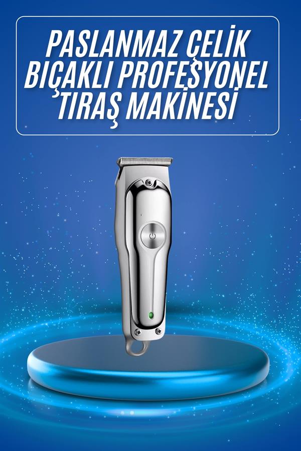 3 Taraklı Saç Sakal Düzeltici Traş Makinesi Seti Paslanmaz Çelik - Bayi Depom 3 Taraklı Saç Sakal Düzeltici Traş Makinesi Seti Paslanmaz Çelik - Bayi Depom