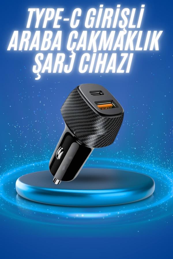38W Oto Çakmaklık Araç Içi Şarj Cihazı Hızlı Şarj Uzun Ömürlü - Bayi Depom 38W Oto Çakmaklık Araç Içi Şarj Cihazı Hızlı Şarj Uzun Ömürlü - Bayi Depom