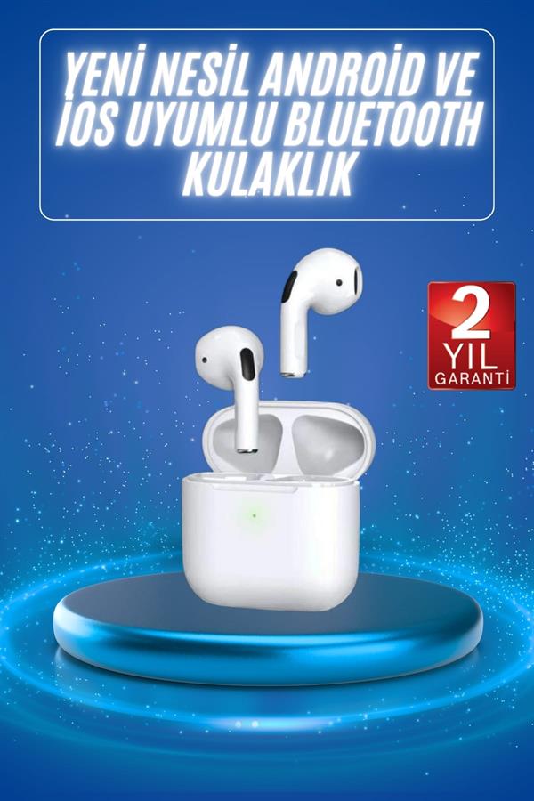 4.Nesil Bluetooth Kulaklık Yüksek Ses Kaliteli Dokunmatik Kontrol Özellikli - Bayi Depom
