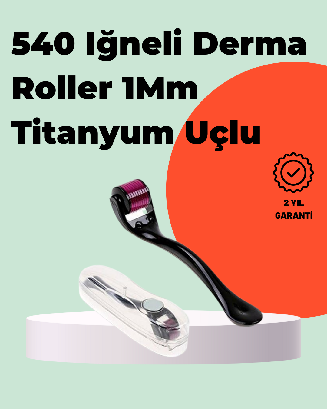 Titanyum İğneli Derma Roller – Evde Cilt Bakımı İçin Uygun - Bayi Depom