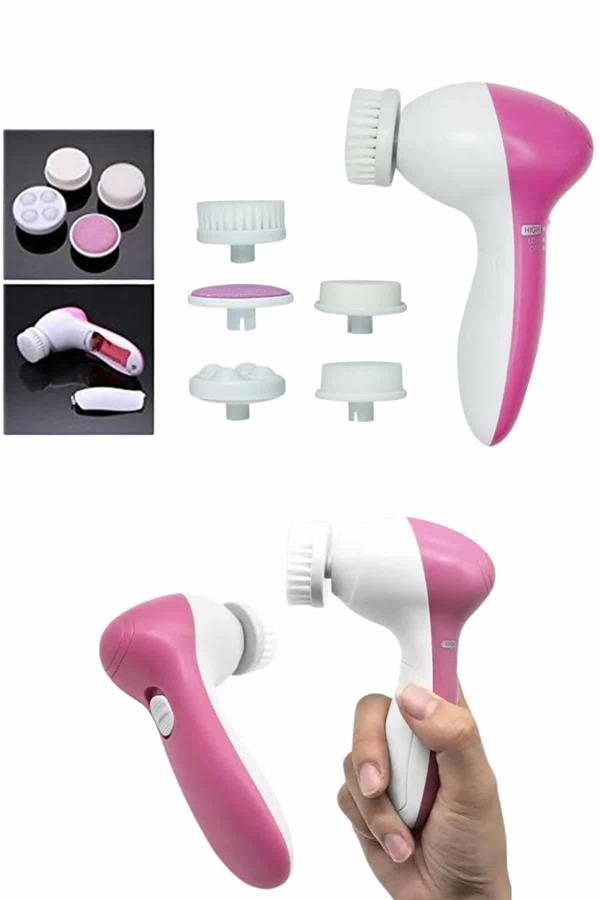 5 Başlıklı Titreşimli Cilt Temizleme Seti Canlandırıcı ve Onarıcı - Bayi Depom 5 Başlıklı Titreşimli Cilt Temizleme Seti Canlandırıcı ve Onarıcı - Bayi Depom