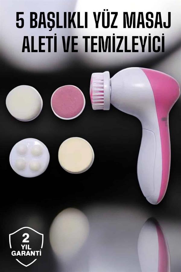 5 Fonksiyonlu Kablosuz Yüz Temizleme Cihazı ile Derinlemesine Cilt Bakımı - Bayi Depom 5 Fonksiyonlu Kablosuz Yüz Temizleme Cihazı ile Derinlemesine Cilt Bakımı - Bayi Depom