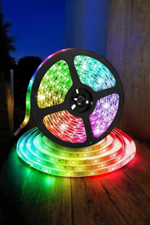 5M RGB Işıklı Her Ortama Uygun Led Işık - Bayi Depom