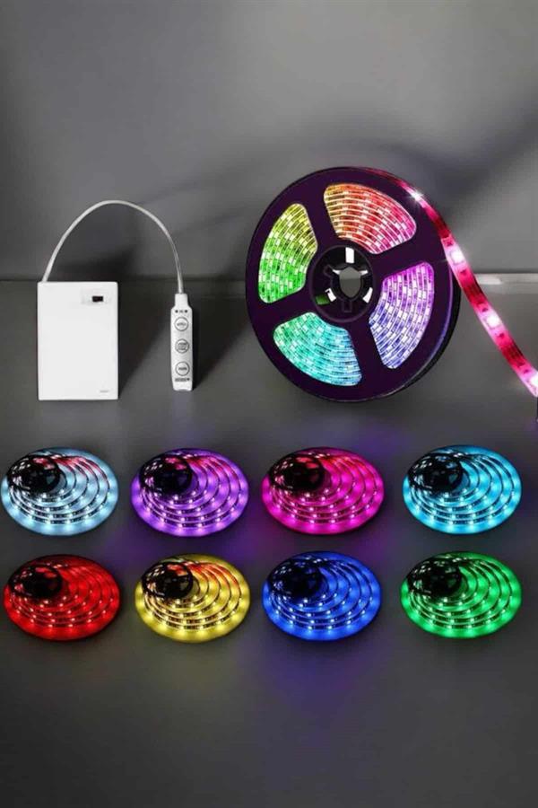 5M RGB Işıklı Her Ortama Uygun Led Işık - Bayi Depom