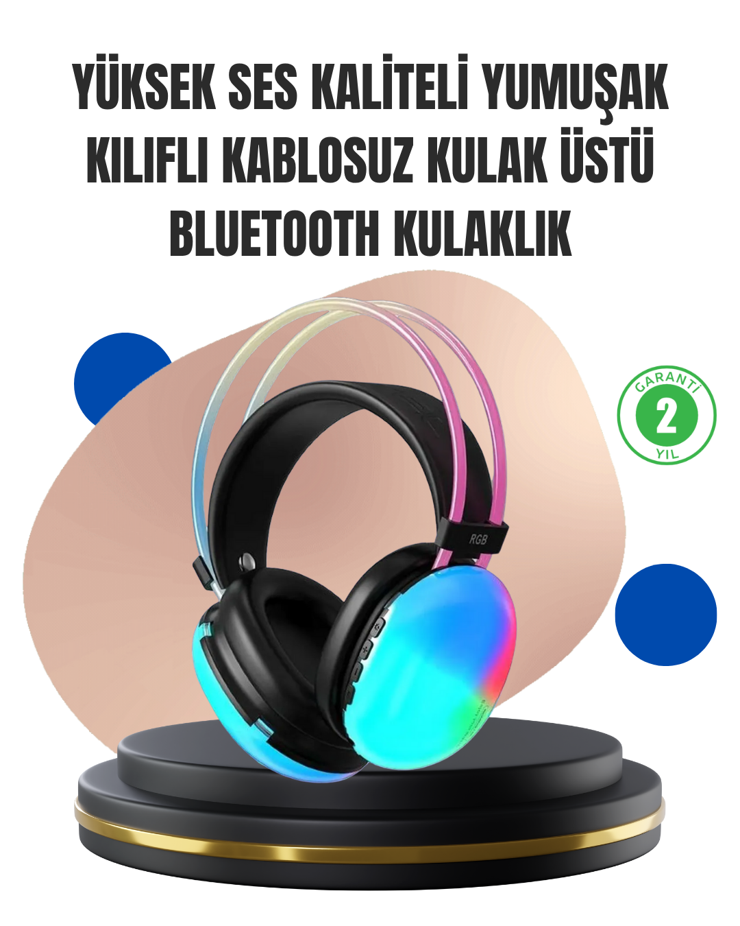 Konforlu Tasarımlı Kablosuz Gaming Kulaklık – Uzun Pil Ömrüyle - Bayi Depom