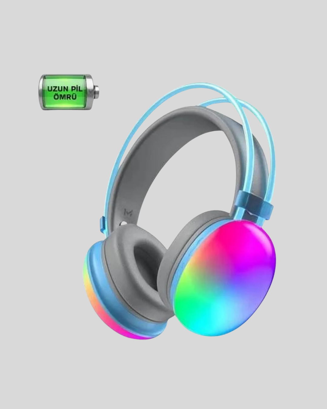 Düşük Gecikmeli Bluetooth 5.3 Gaming Kulaklık – RGB Işıklı - Bayi Depom