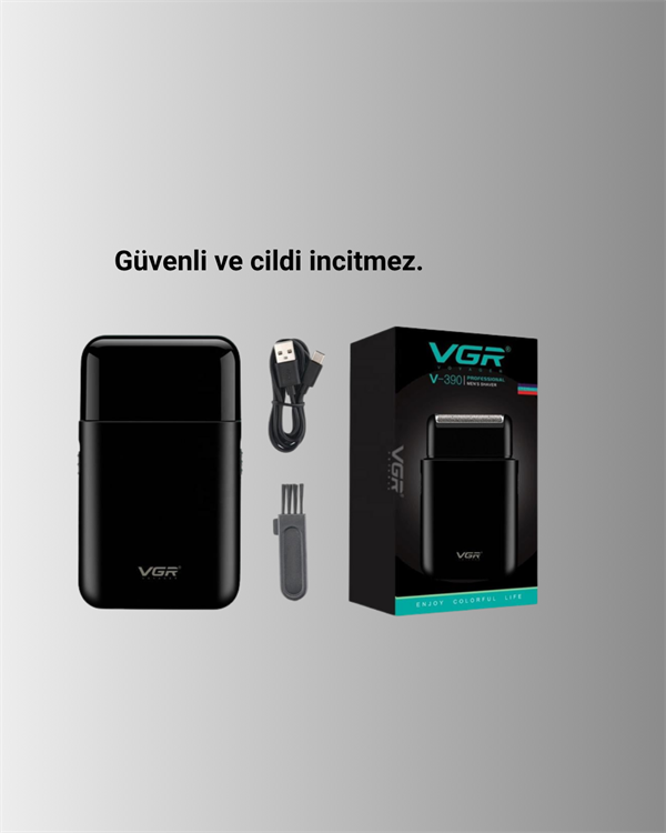 5 W Güçlü USB Şarjlı Sakal Şekillendirici – İki Başlıklı, Su Geçirmez Tasarım - Bayi Depom