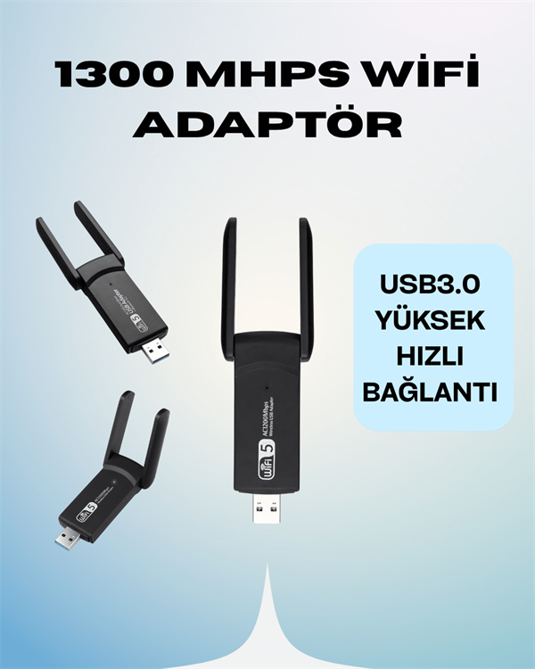 AC1200 USB WiFi Adaptör - Bayi Depom AC1200 USB WiFi Adaptör - Bayi Depom