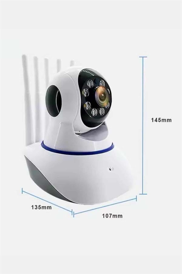 Akıllı Gece Görüşlü Sensörlü Wifi Kamera Telefondan Takip Edilebilir - Bayi Depom