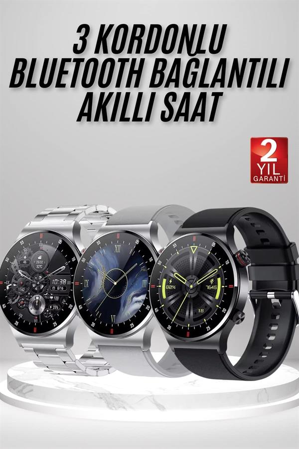 Akıllı Saat Amoled Ekran Bluetooth Bağlantılı Sesli Görüşme Nabız Ölçer - Bayi Depom Akıllı Saat Amoled Ekran Bluetooth Bağlantılı Sesli Görüşme Nabız Ölçer - Bayi Depom