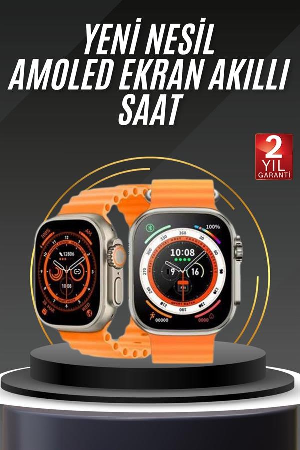 Akıllı Saat Android ve İOS Uyumlu 49 MM NFC Özelliği GPS Takibi Yeni Nesil - Bayi Depom Akıllı Saat Android ve İOS Uyumlu 49 MM NFC Özelliği GPS Takibi Yeni Nesil - Bayi Depom
